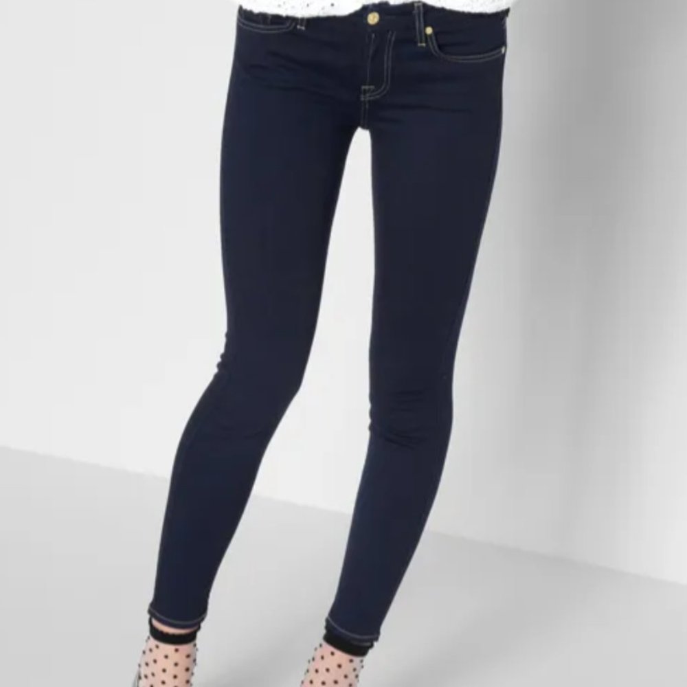 7 For All Mankind b(air) Ankle Skinny Jeans, Blue